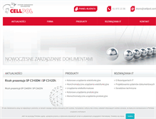 Tablet Screenshot of cellpol.com.pl